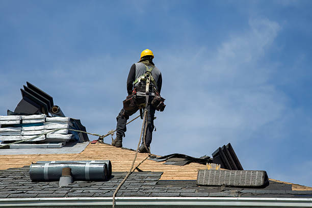 Professional Roof Inspection technician working in Arbon, ID